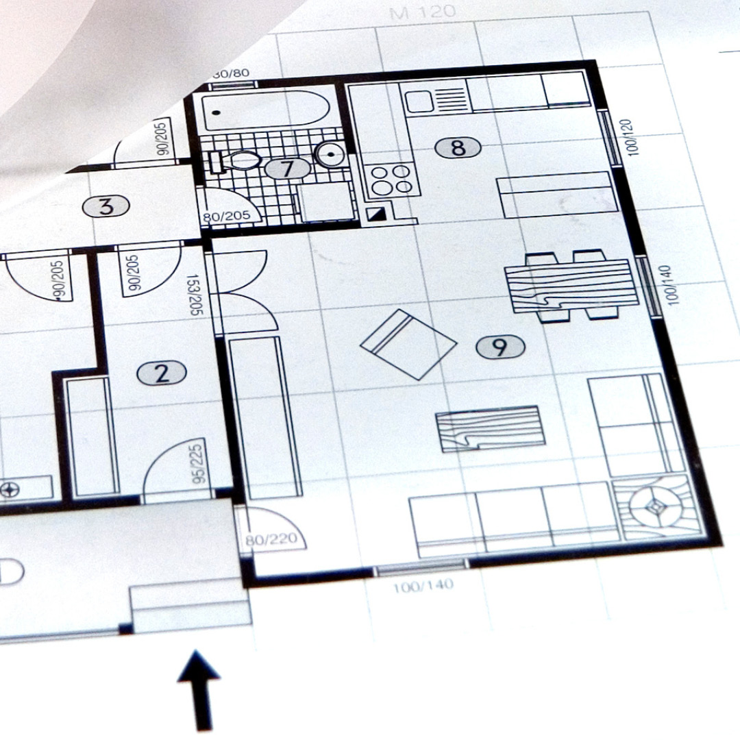 Floor plan of a home